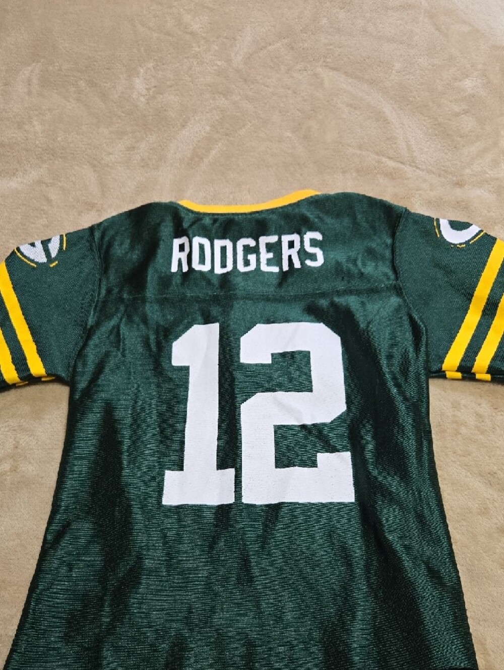 NFL Green Bay Packers Kids #12 Football Jersey - Picture 2 of 5